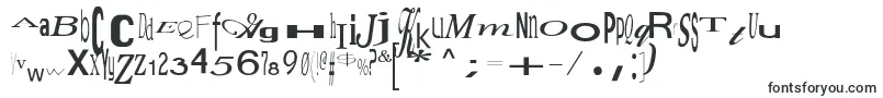 Jumbalaya-fontti – Amerikkalaiset fontit
