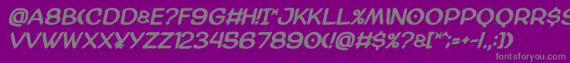 Amazgodamatbold Font – Gray Fonts on Purple Background
