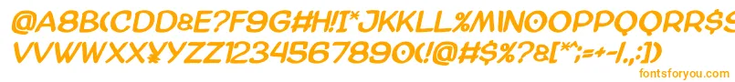 En savoir plus sur la police Amazgodamatbold Police Amazgodamatbold – polices orange sur fond blanc