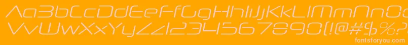 Lisätietoja NeuropolnovaltItalic-fontista NeuropolnovaltItalic-fontti – vaaleanpunaiset fontit oranssilla taustalla