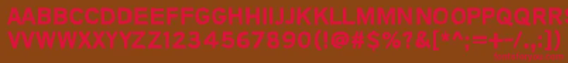 AnimalsAreLikePeople Font – Red Fonts on Brown Background