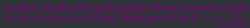 fuente KeplerstdExtcapt – Fuentes Moradas Sobre Fondo Negro