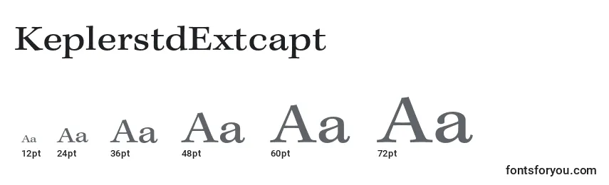Размеры шрифта KeplerstdExtcapt