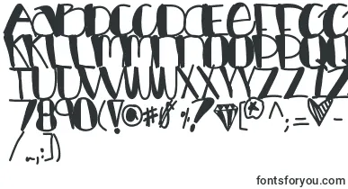  Luckycharms font