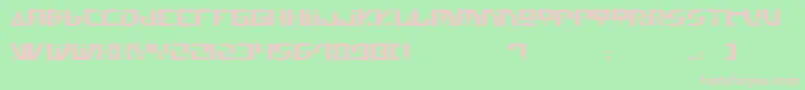 Gen4 Font – Pink Fonts on Green Background