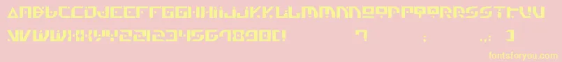 Gen4 Font – Yellow Fonts on Pink Background