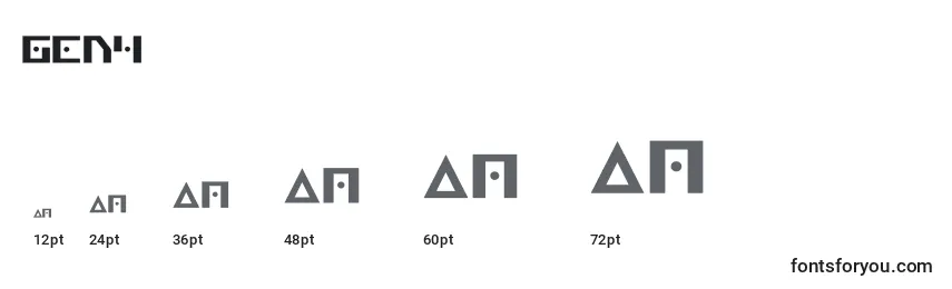 Gen4 Font Sizes