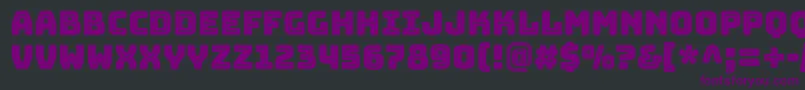BungeeInline Font – Purple Fonts on Black Background