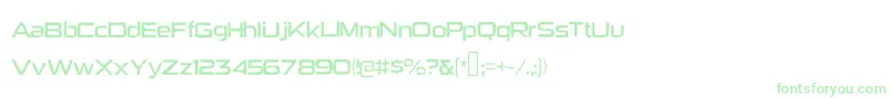 Heavybomb Font – Green Fonts on White Background
