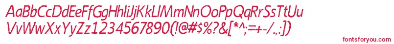 fuente EmoryItalic – Fuentes Rojas