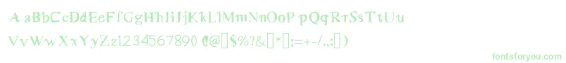 MerryMurniScript1Medium-Schriftart – Grüne Schriften