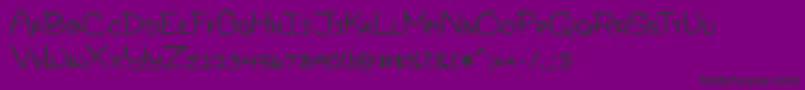 SophomoreYearbook Font – Black Fonts on Purple Background