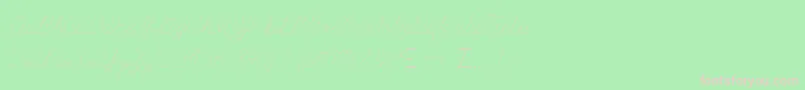 Learningcurvedashed Font – Pink Fonts on Green Background