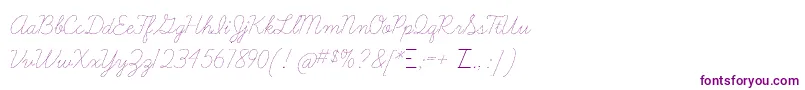 Learningcurvedashed Font – Purple Fonts