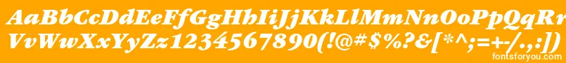 ItcgaramondstdUltita Font – White Fonts on Orange Background