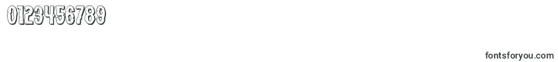 Carnivalcorpseexpandshadow Font – Fonts for Numbers and Digits