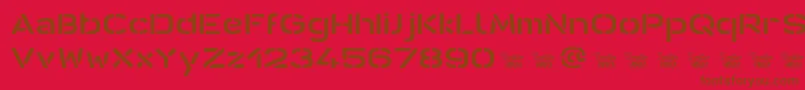 En savoir plus sur la police AntarisStCf Police AntarisStCf – polices brunes sur fond rouge