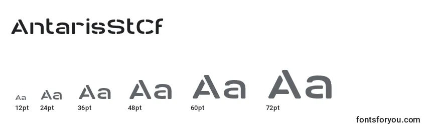 AntarisStCf Font Sizes