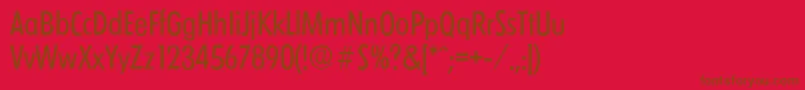 More about LimerickcdserialRegular Font LimerickcdserialRegular Font – Brown Fonts on Red Background