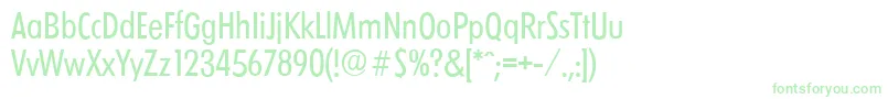 LimerickcdserialRegular Font – Green Fonts on White Background