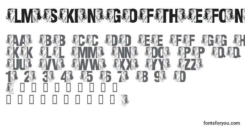 Fuente LmsKingOfTheFontJungle - alfabeto, números, caracteres especiales