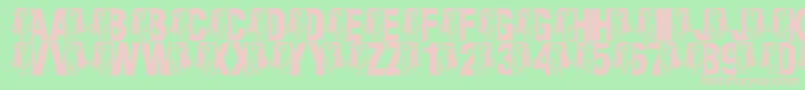 LmsKingOfTheFontJungle Font – Pink Fonts on Green Background