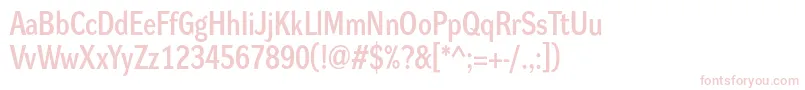 DynagrotesklmBold Font – Pink Fonts on White Background