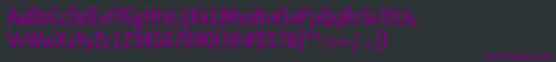 fuente DynagrotesklmBold – Fuentes Moradas Sobre Fondo Negro