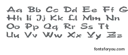 Schriftart PoloSemiscriptex