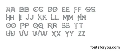 Шрифт Atlantisinlinegrunge
