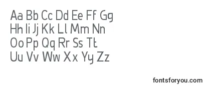 Review of the DeLuxeCondensed Font