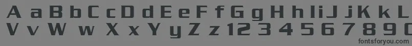 DgSerpentine Font – Black Fonts on Gray Background