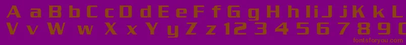 Шрифт DgSerpentine – коричневые шрифты на фиолетовом фоне