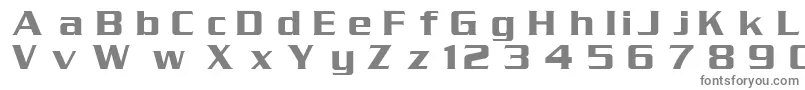 DgSerpentine-fontti – harmaat kirjasimet valkoisella taustalla