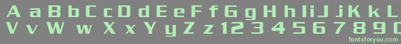 DgSerpentine Font – Green Fonts on Gray Background
