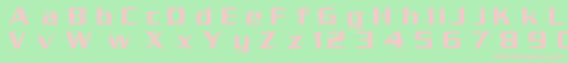 DgSerpentine Font – Pink Fonts on Green Background