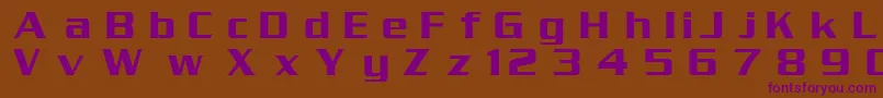 Шрифт DgSerpentine – фиолетовые шрифты на коричневом фоне