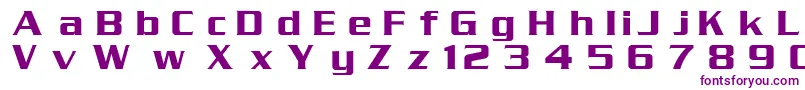 DgSerpentine Font – Purple Fonts on White Background