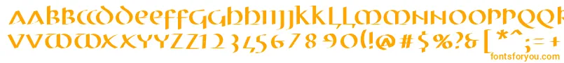 More about MkuncialePen Font MkuncialePen Font – Orange Fonts on White Background