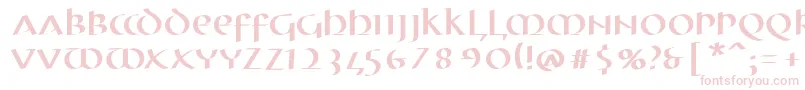 MkuncialePen Font – Pink Fonts on White Background