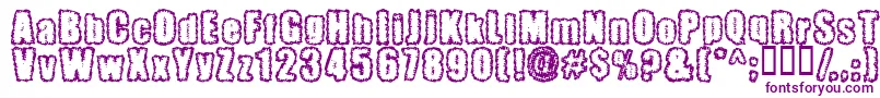 Pinniepo-Schriftart – Violette Schriften