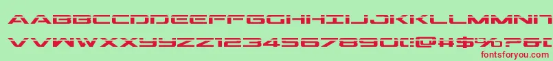 Outriderlaser Font – Red Fonts on Green Background