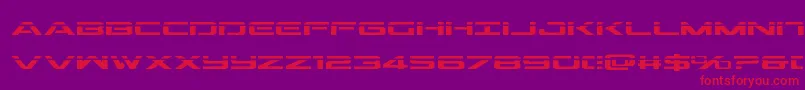 Outriderlaser Font – Red Fonts on Purple Background