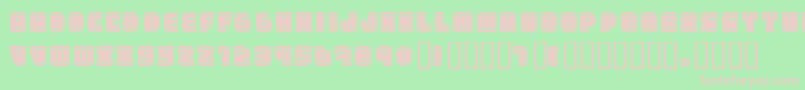 Samarin ffy Font – Pink Fonts on Green Background