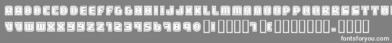 Samarin ffy Font – White Fonts on Gray Background