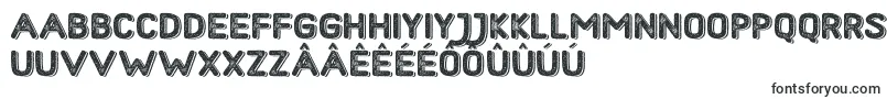 Czcionka HometownRoughBoldShadow – czcionki fryzyjskie