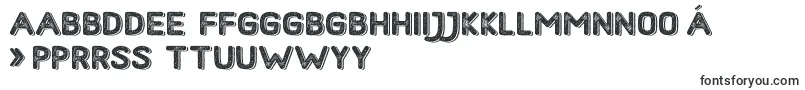 フォントHometownRoughBoldShadow – ヨルバ文字