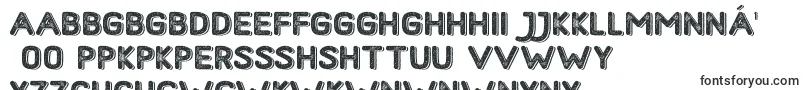 フォントHometownRoughBoldShadow – イボ文字
