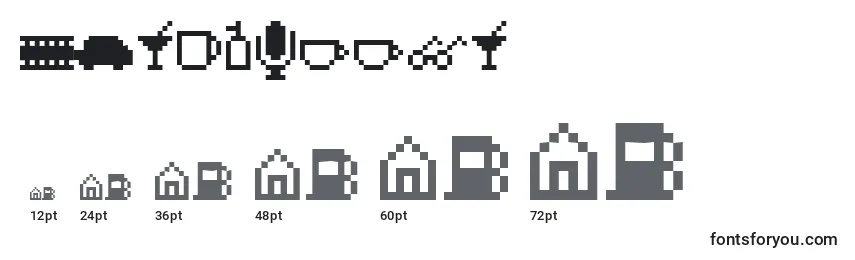 Iconbittwo Font Sizes