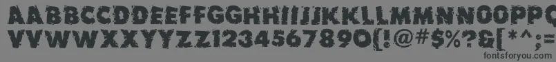 Earthquakemf Font – Black Fonts on Gray Background